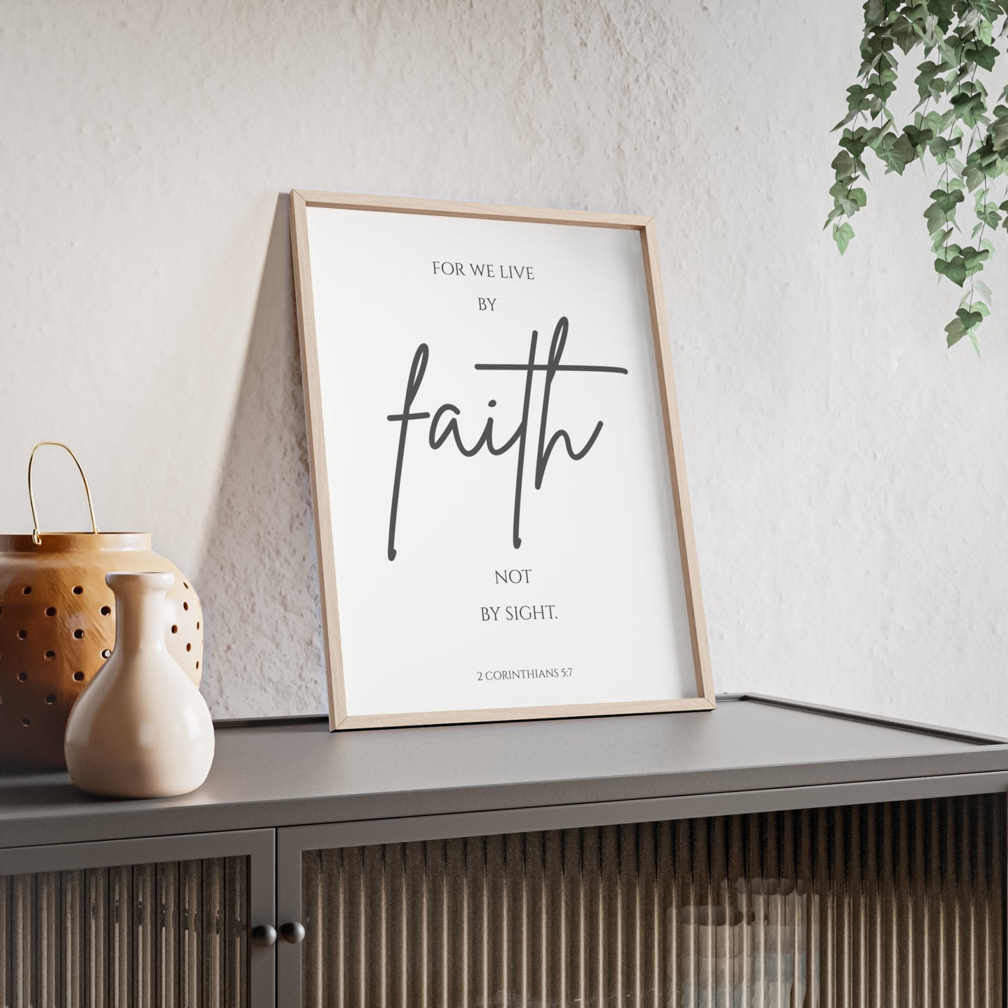 Walk by Faith Wall Art