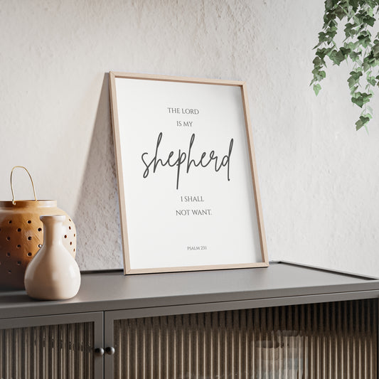 The Lord Is My Shepherd Wall Art