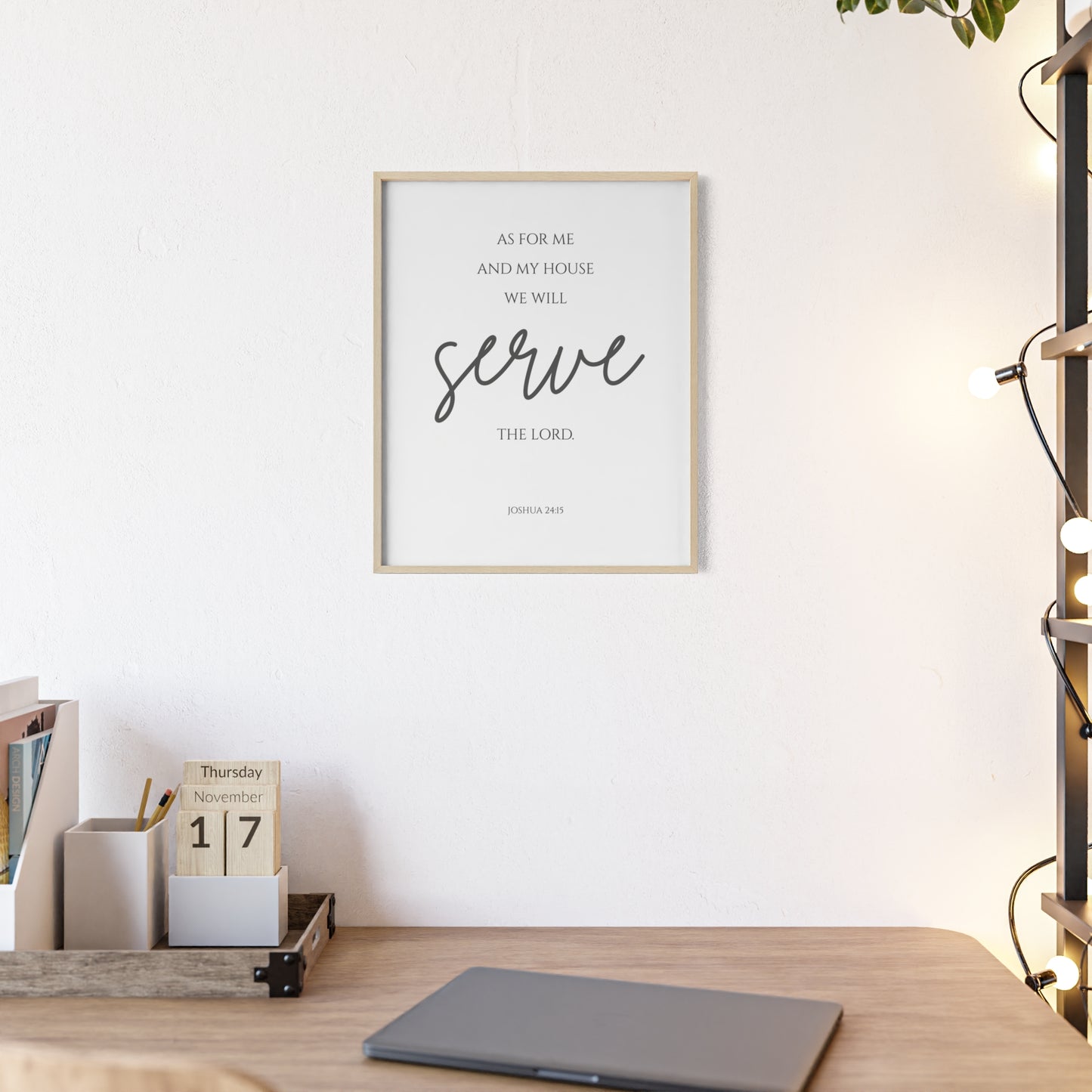 As For Me and My House Wall Art
