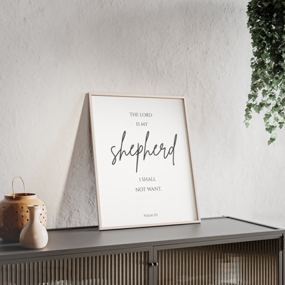 The Lord Is My Shepherd Wall Art