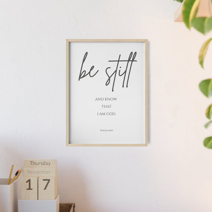 Be Still and Know Wall Art