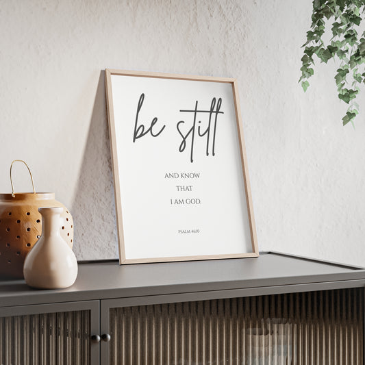 Be Still and Know Wall Art