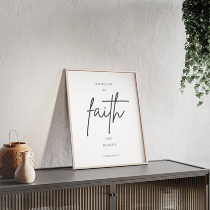 Walk by Faith Wall Art