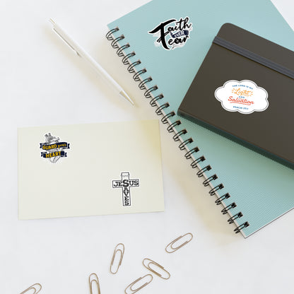 Faith Over Fear Christian Sticker Sheet