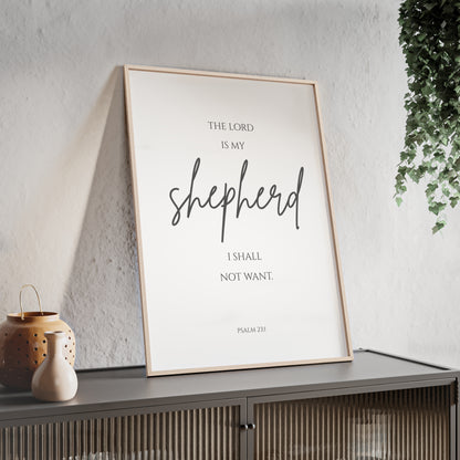 The Lord Is My Shepherd Wall Art