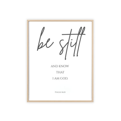 Be Still and Know Wall Art