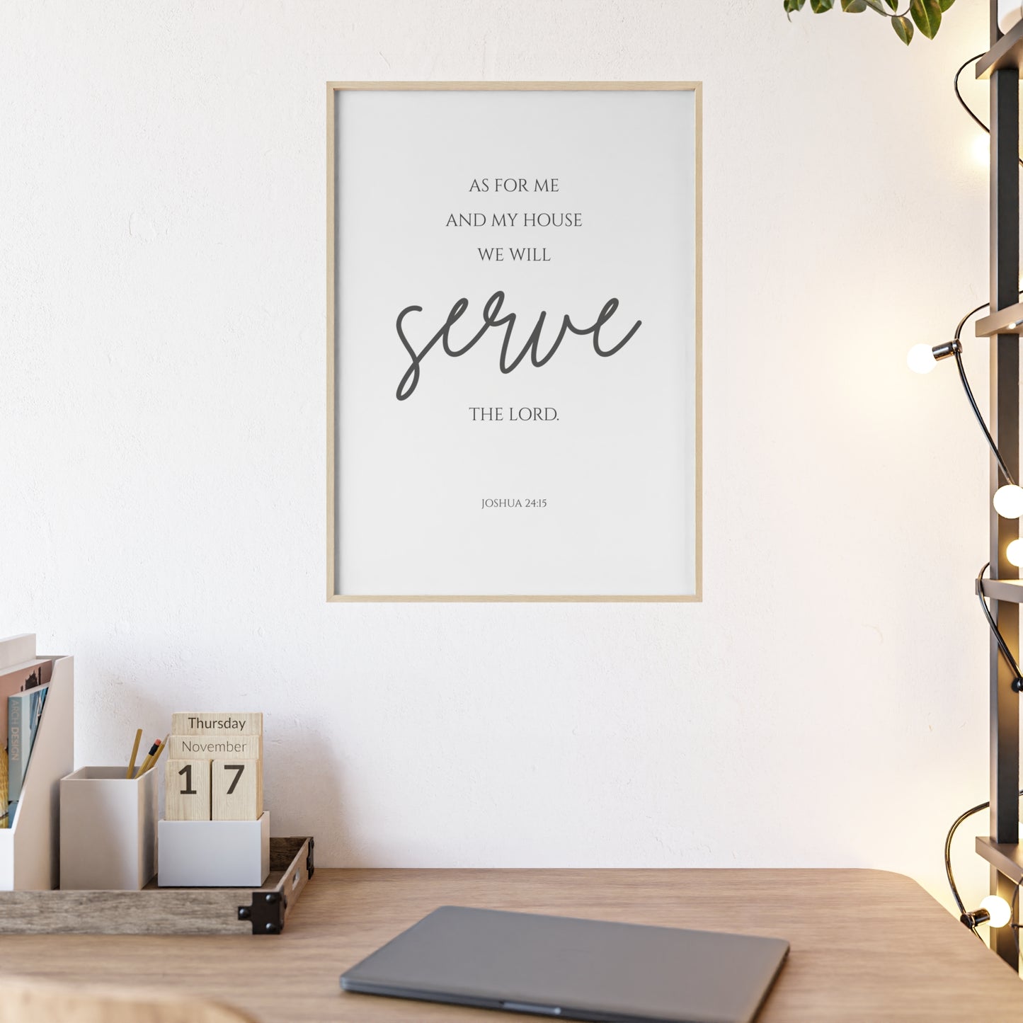 As For Me and My House Wall Art
