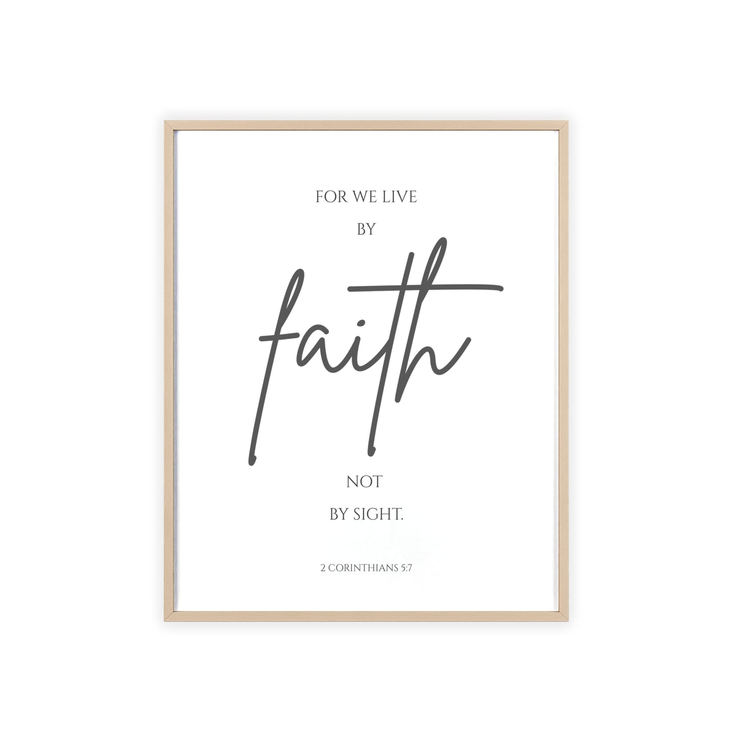 Walk by Faith Wall Art
