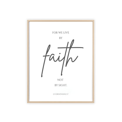 Walk by Faith Wall Art