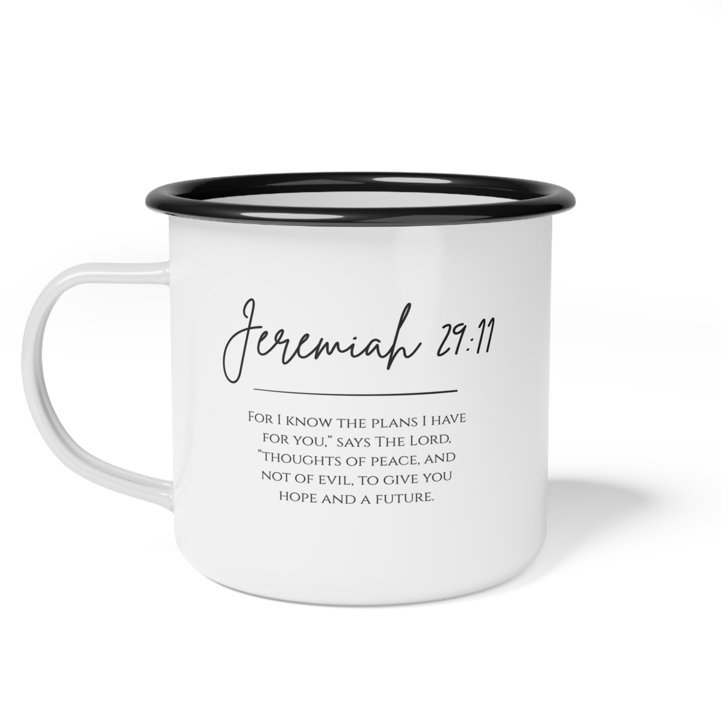 Jeremiah 29:11 Bible Verse Camping Mug
