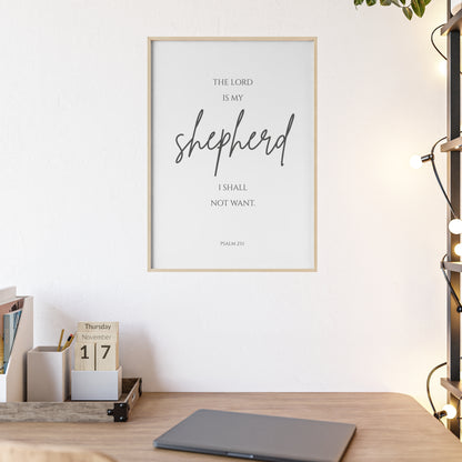 The Lord Is My Shepherd Wall Art