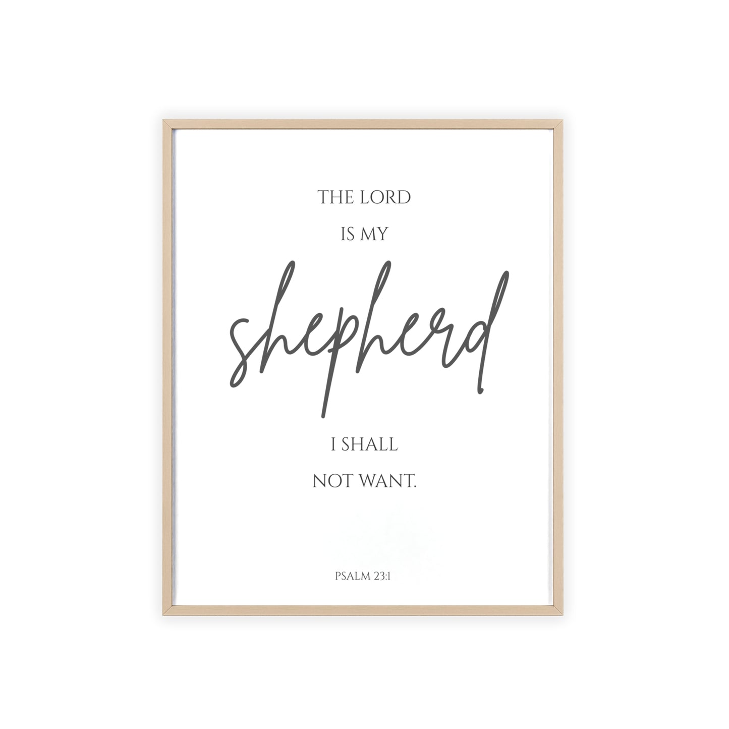 The Lord Is My Shepherd Wall Art