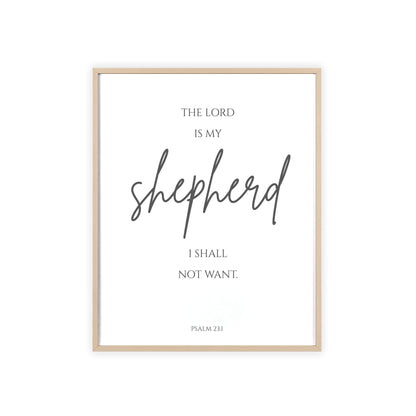 The Lord Is My Shepherd Wall Art