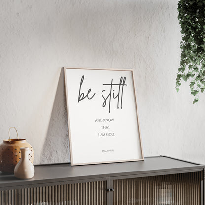 Be Still and Know Wall Art