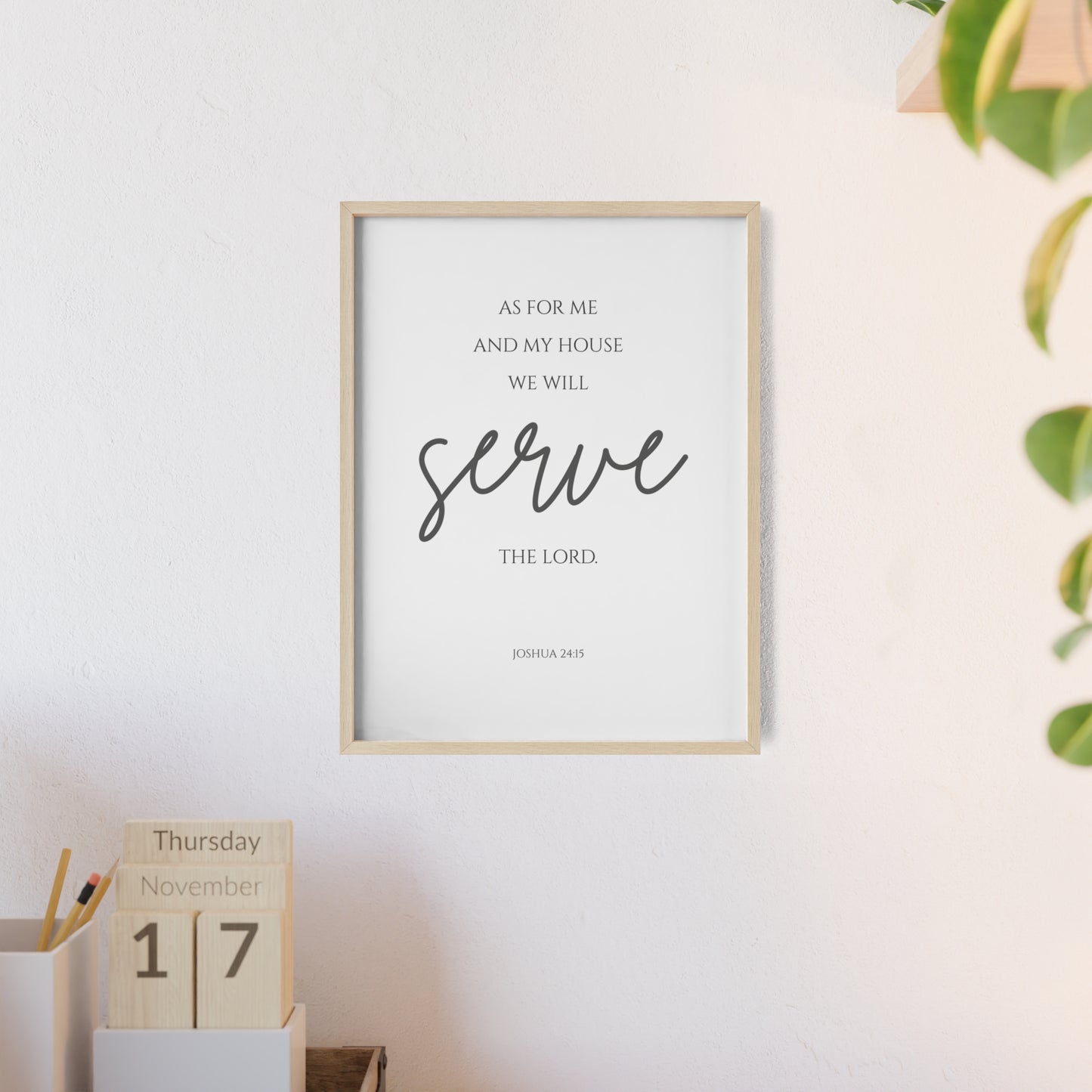 As For Me and My House Wall Art