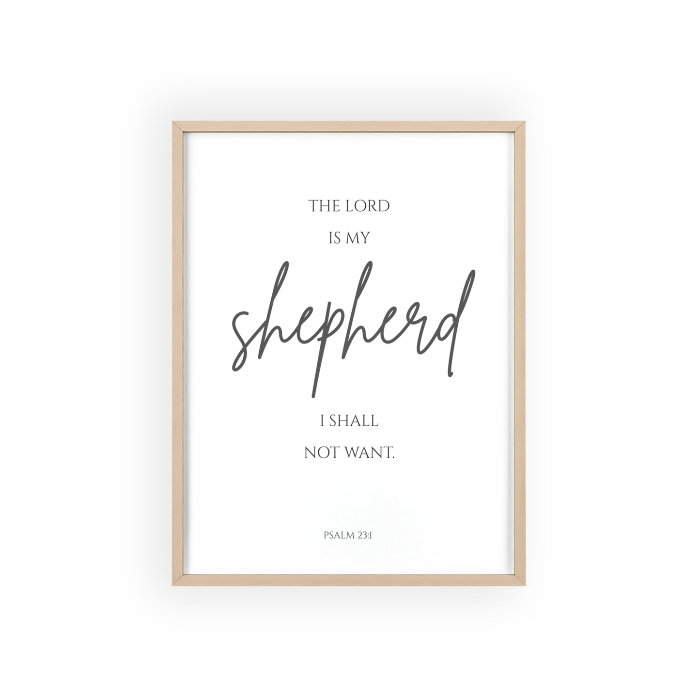 The Lord Is My Shepherd Wall Art