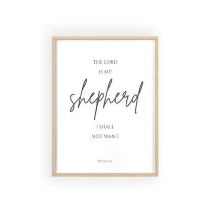 The Lord Is My Shepherd Wall Art