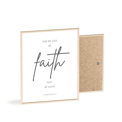 Walk by Faith Wall Art
