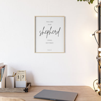 The Lord Is My Shepherd Wall Art