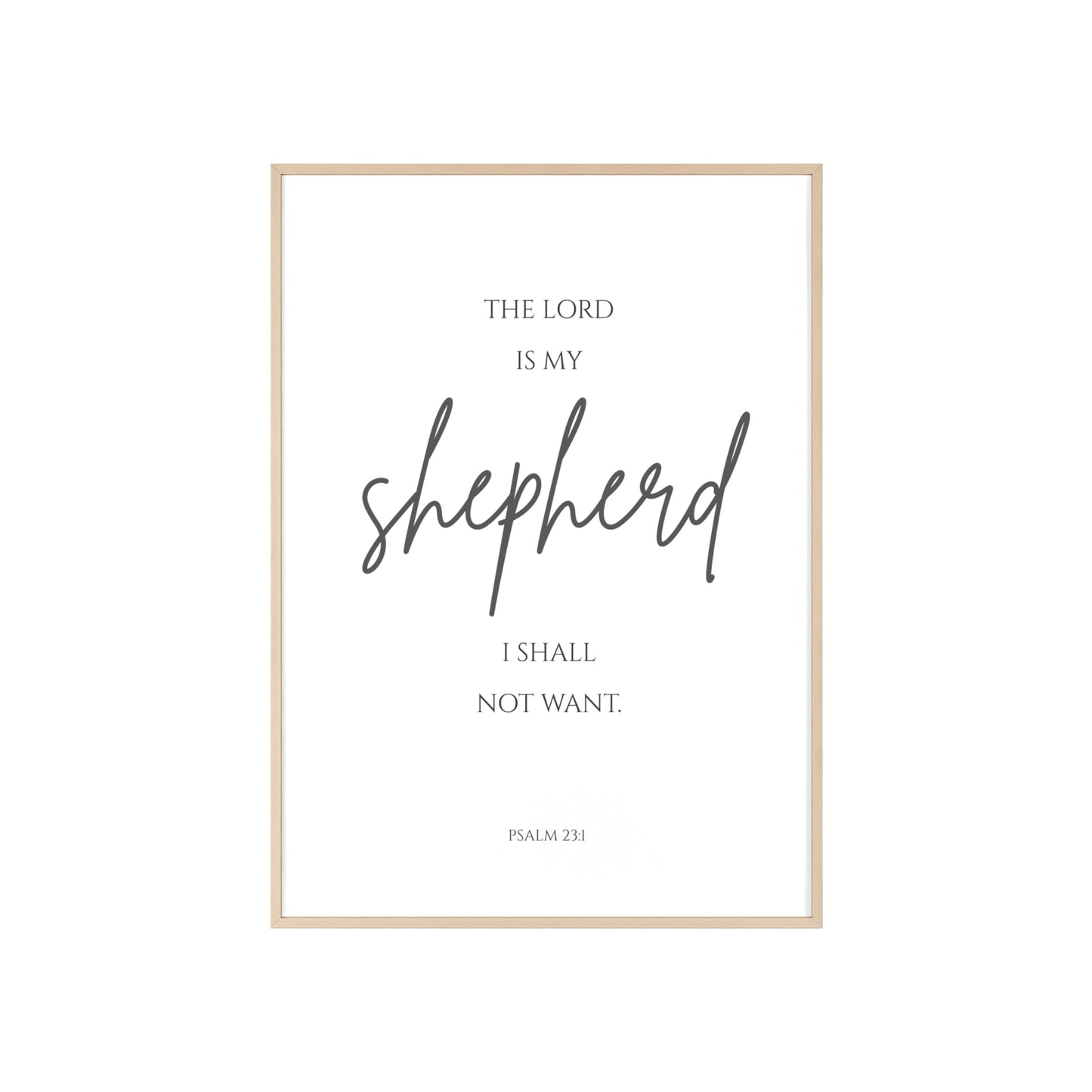 The Lord Is My Shepherd Wall Art