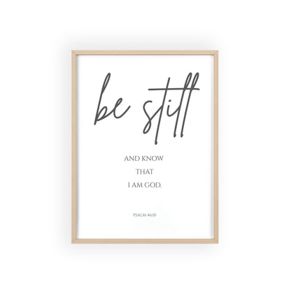 Be Still and Know Wall Art