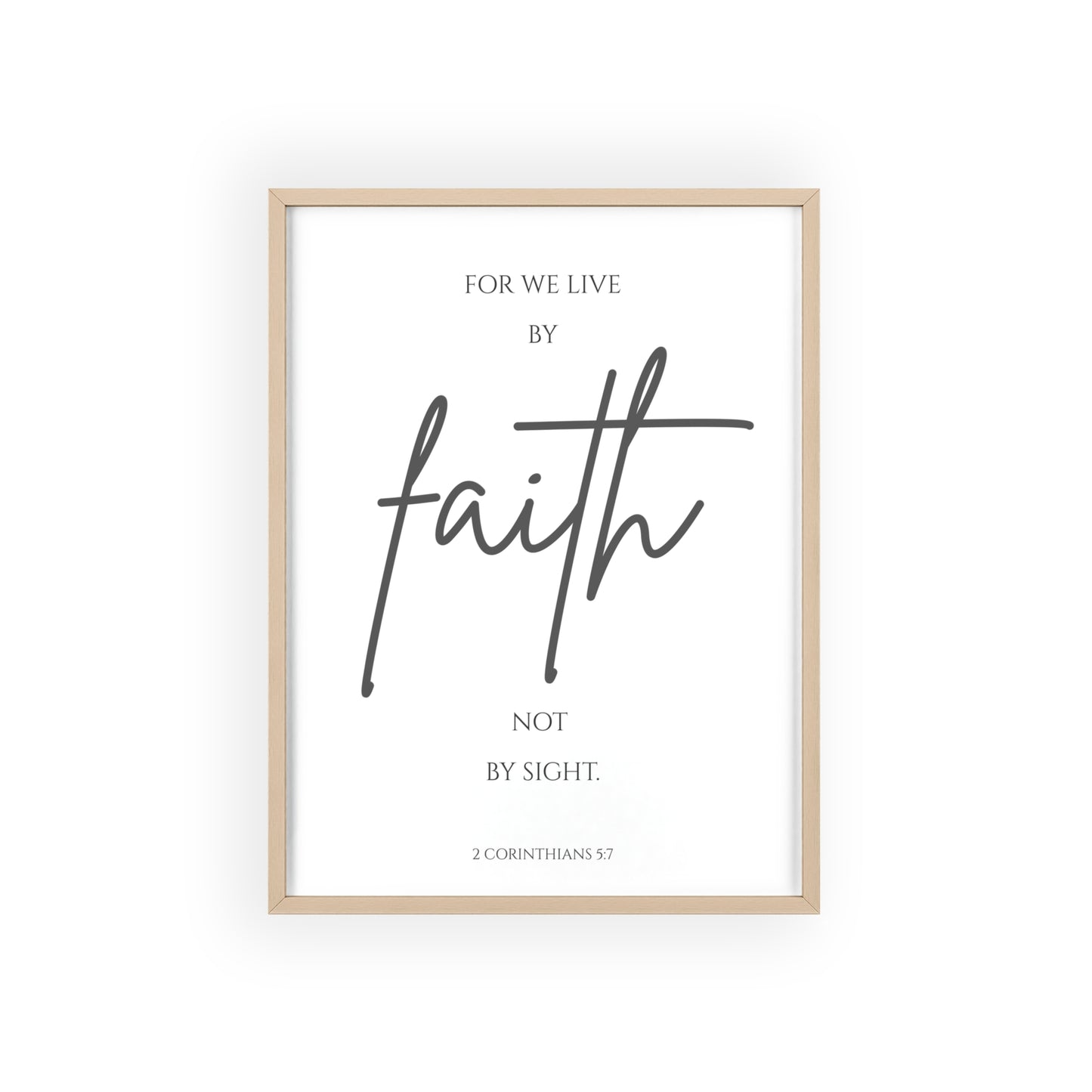 Walk by Faith Wall Art
