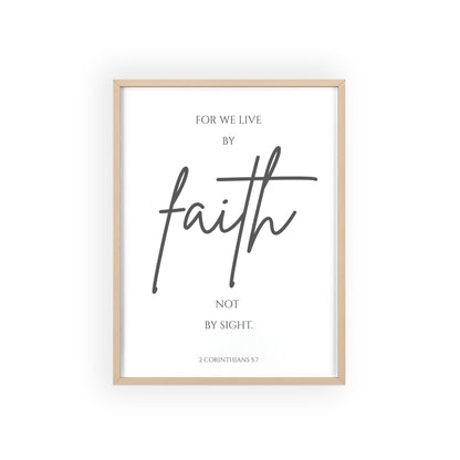 Walk by Faith Wall Art
