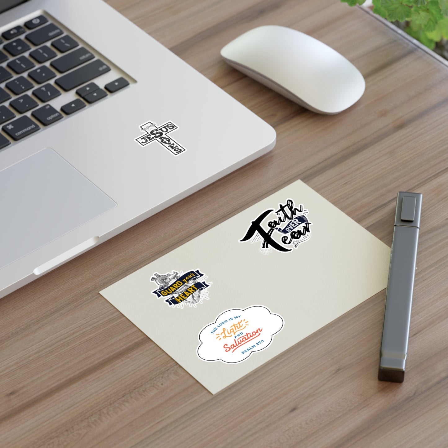 Faith Over Fear Christian Sticker Sheet