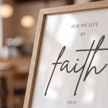 Walk by Faith Wall Art