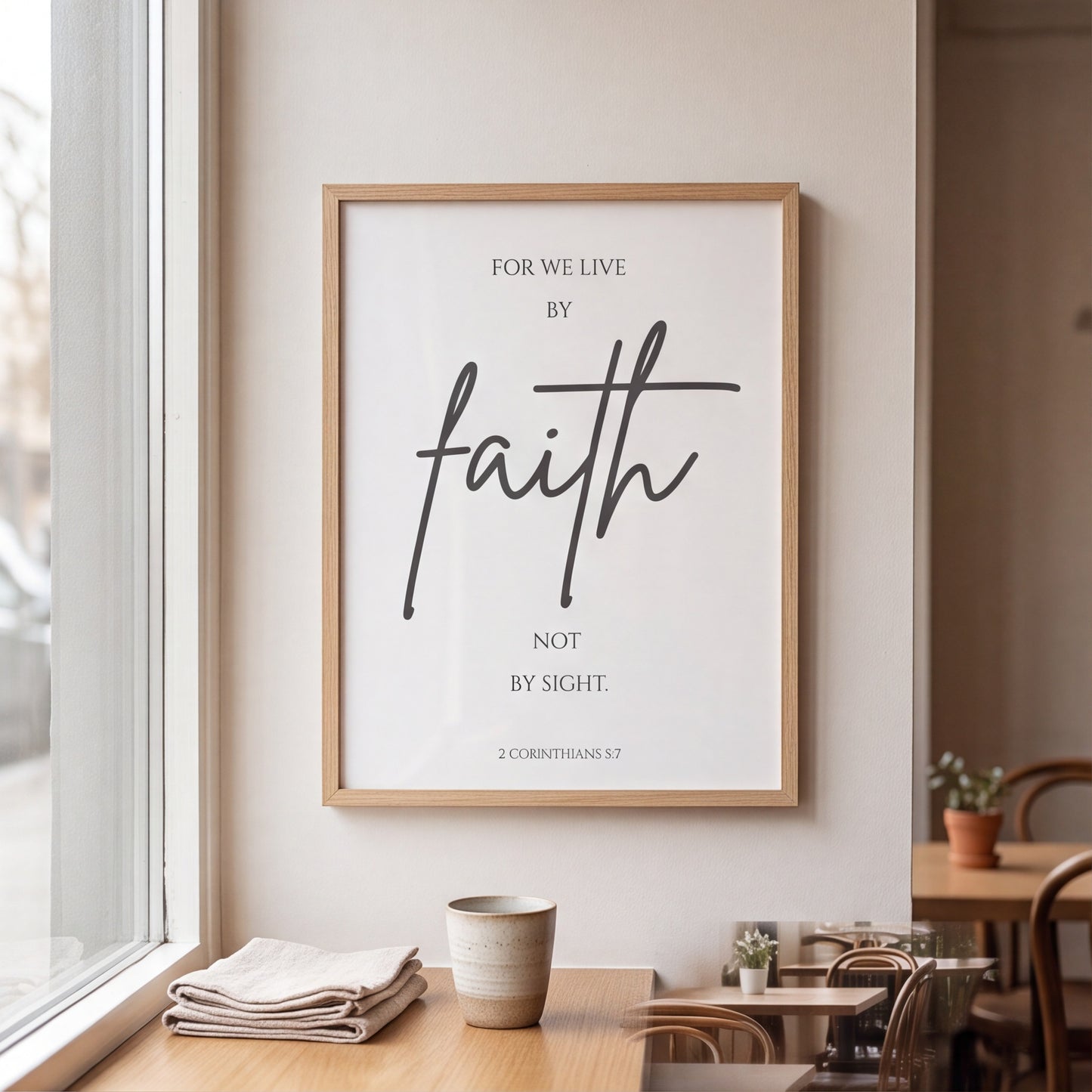 Walk by Faith Wall Art