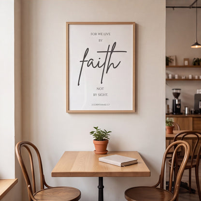 Walk by Faith Wall Art