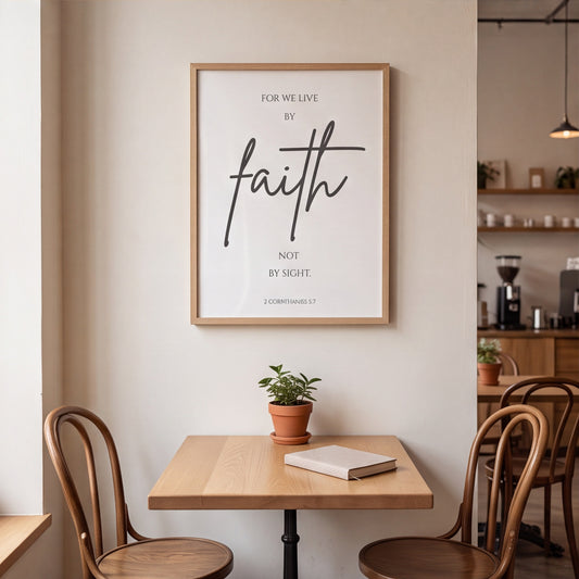Walk by Faith Wall Art